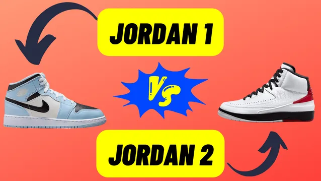 jordan 1 vs jordan 2