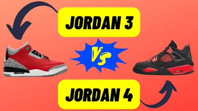 jordan 3 vs jordan 4