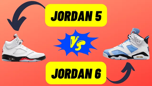 jordan 5 vs jordan 6