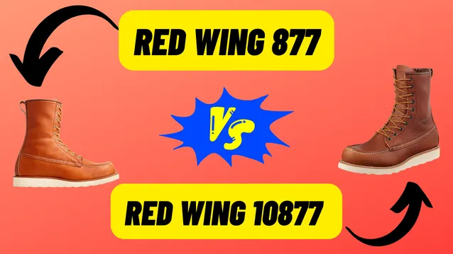 Red wing 10877 Vs 877